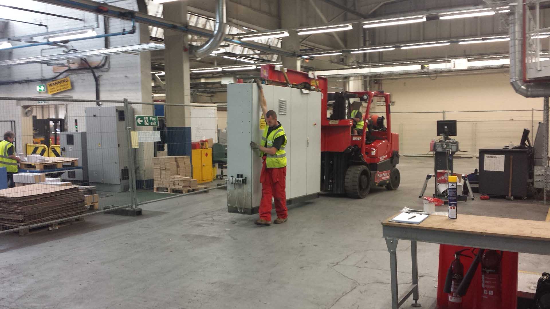 moving with a hoist