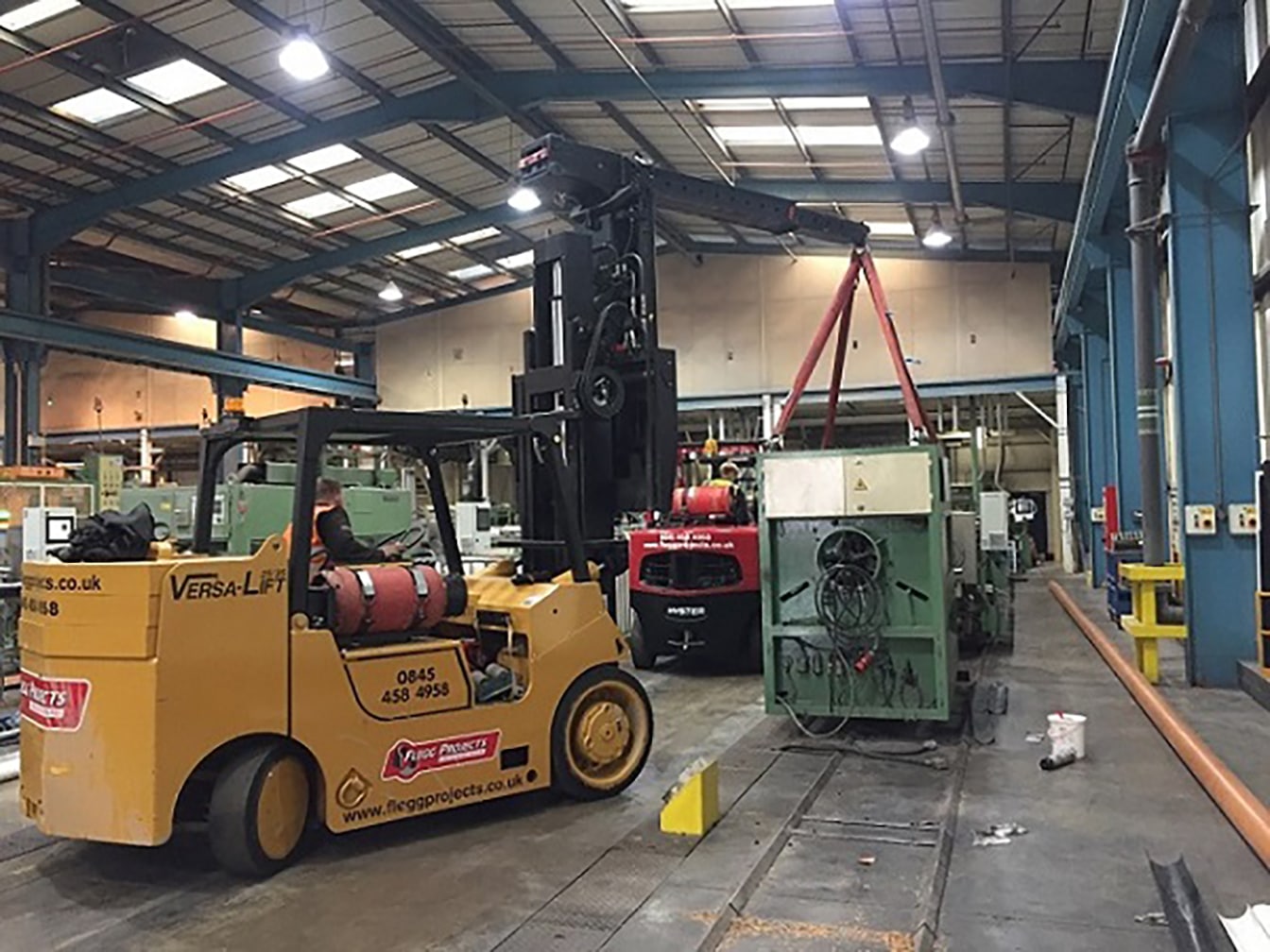 Moving in factory