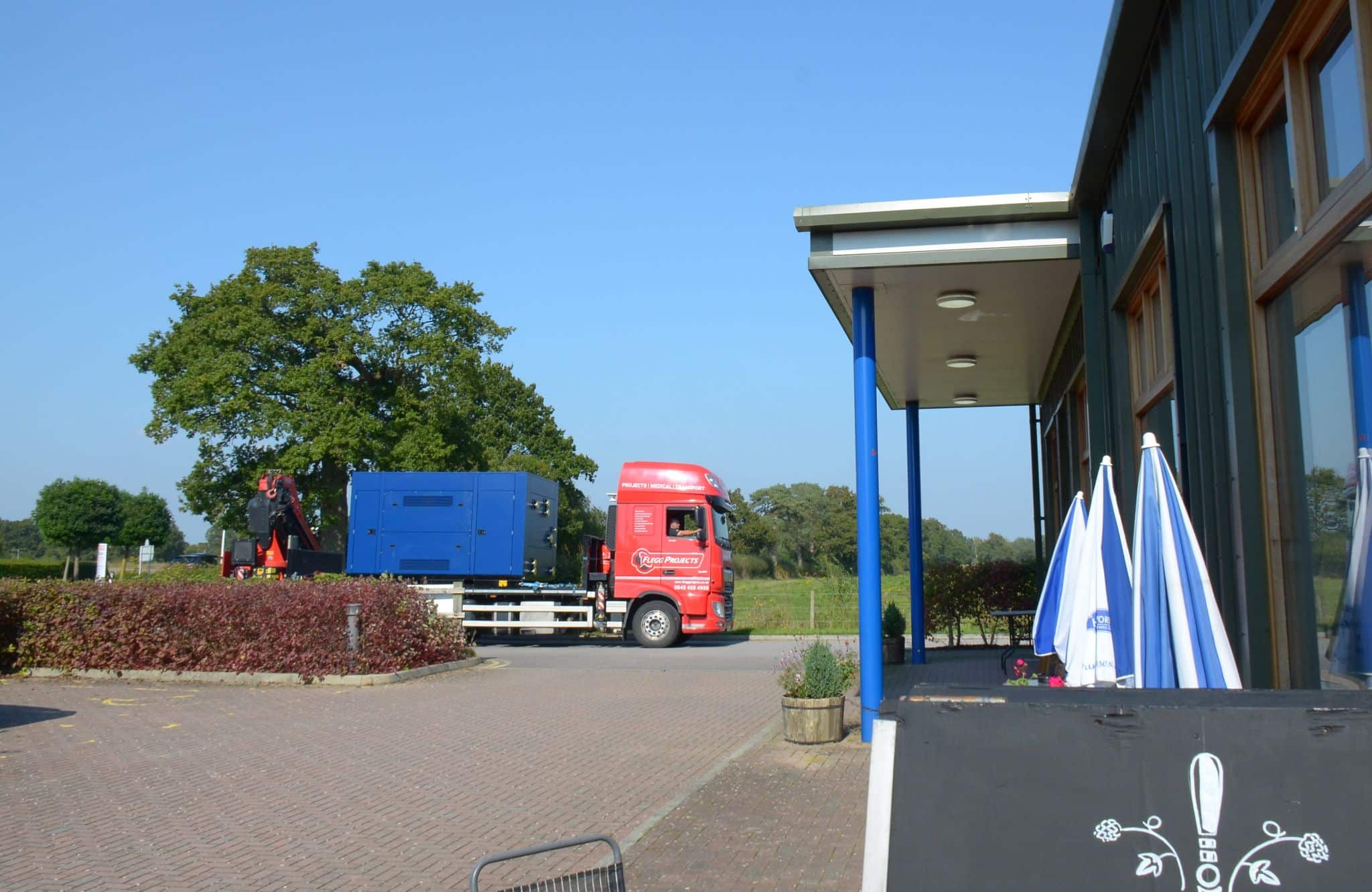Futraheat heat pump prepared for specialist transport