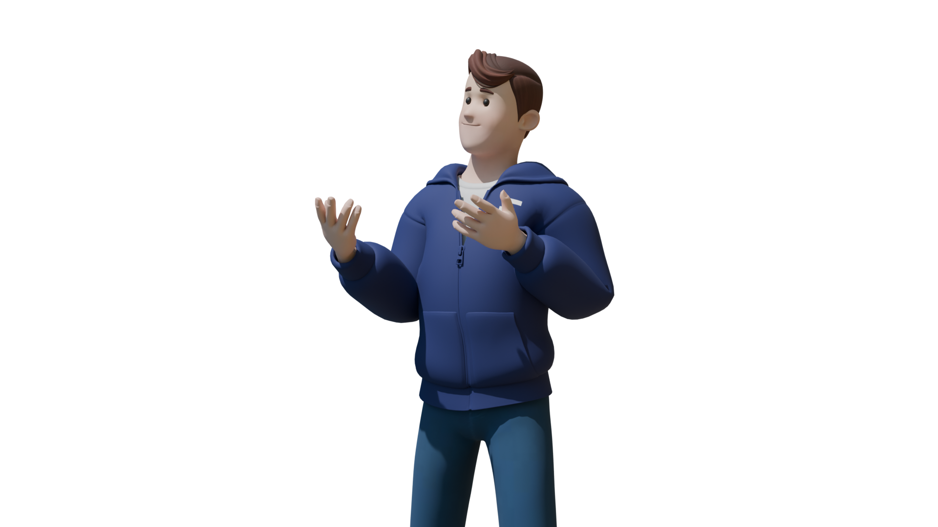 Rendered Smyle guide character